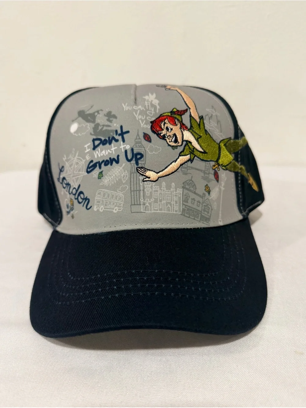Disney Peter Pan Adult Adjustable Hat NWT